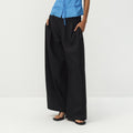 Cool Girl Draped Pant in Black