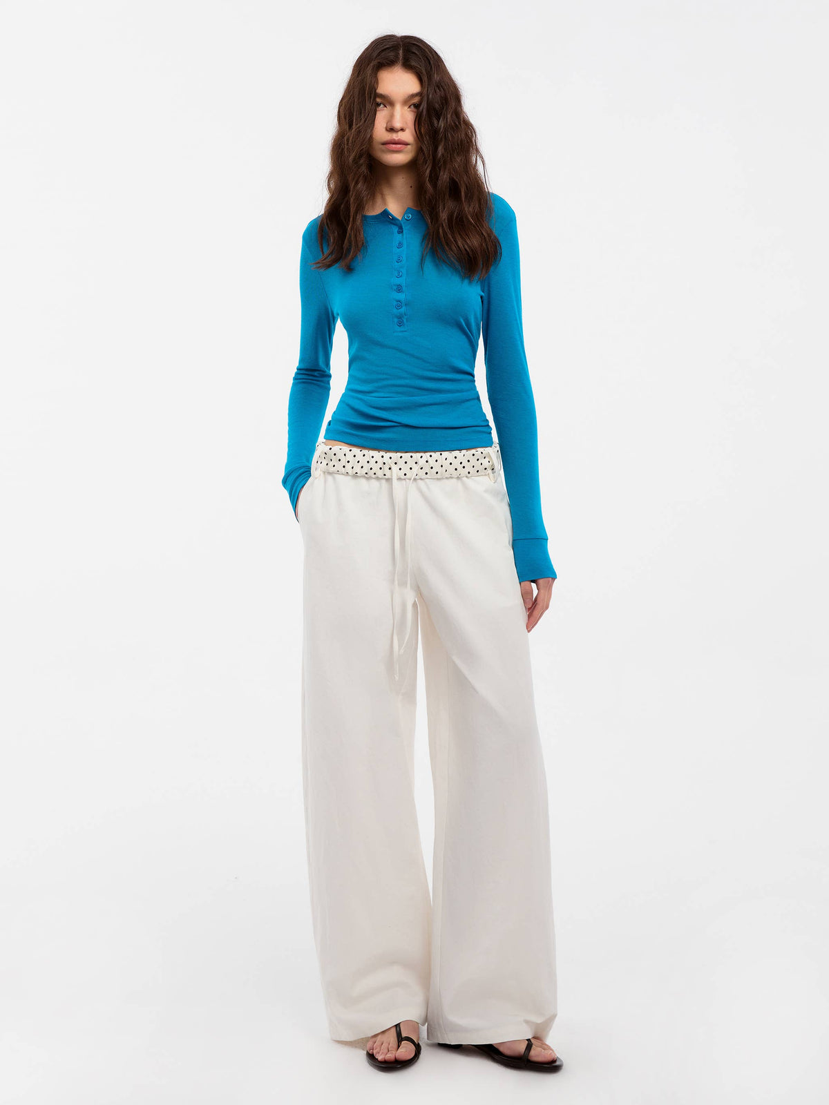 Flip Pant in White