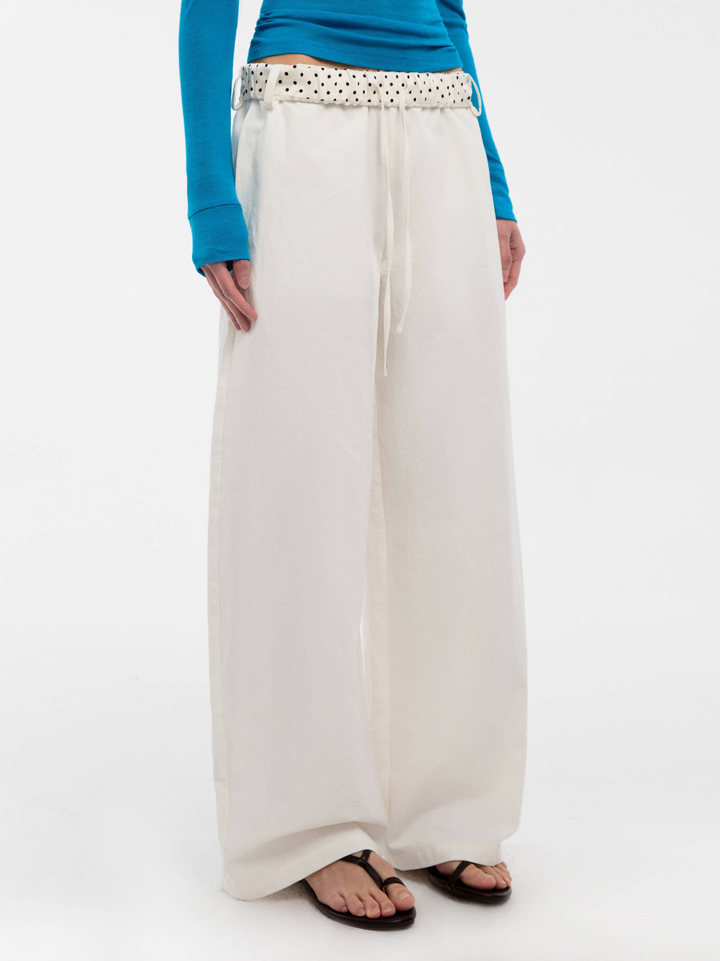 Flip Pant in White