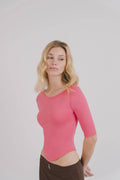 Nina Top in Flamingo