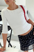 Caroline Three-Quarter Sleeve Tee